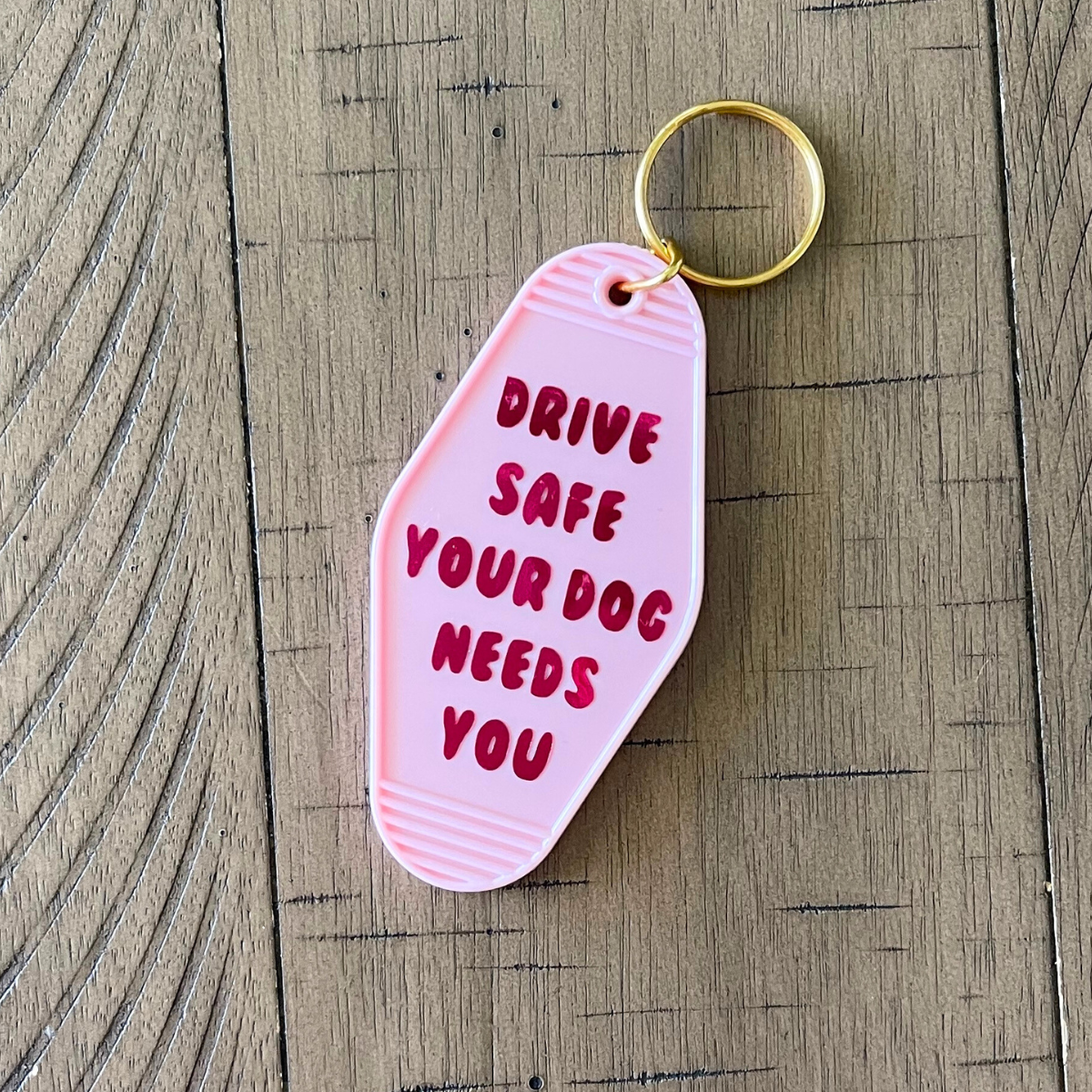 Drive safe keychain