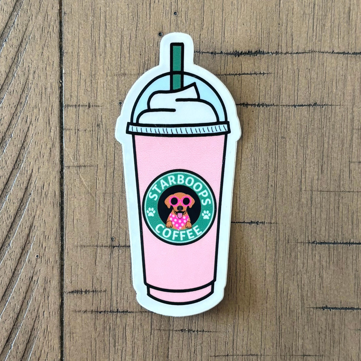 Starboops Pupaccino Sticker